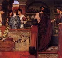 Alma-Tadema, Sir Lawrence - Hadrian Visiting a Romano-British Pottery